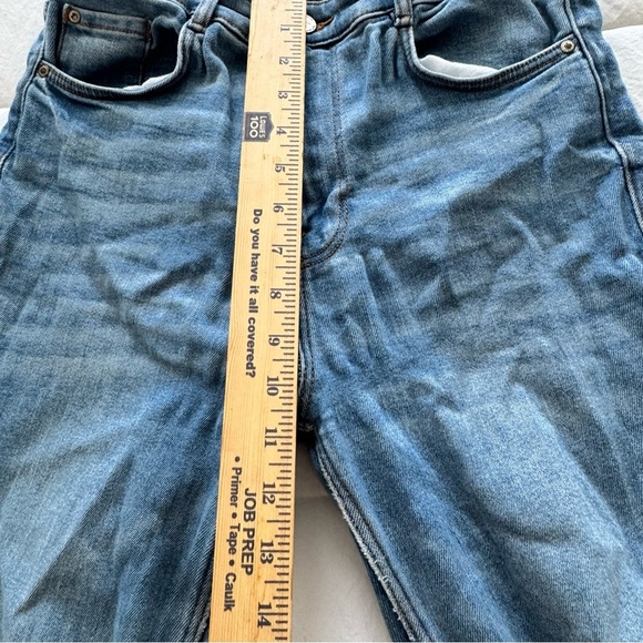 Zara By TRF High Rise Skinny Jeans Women’s 27 Tall Blue Frost Stretch Denim - Picture 10 of 14